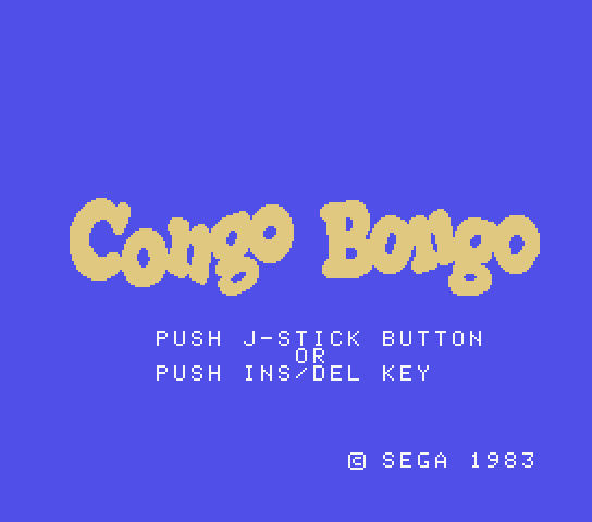 レトロゲーム実況 vol.13】名作コンゴボンゴをPLAY! SEGA Congo
